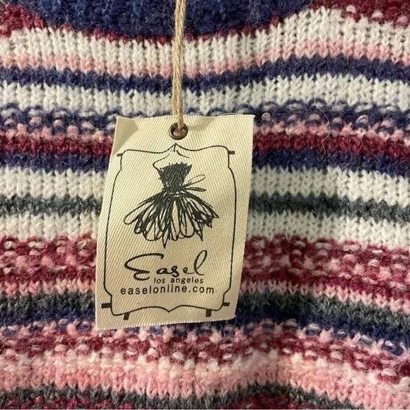 EASEL striped sweater-medium NWT - Picture 4 of 7